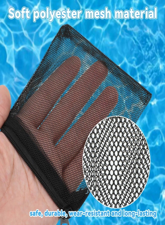 Bruislard 10Pcs Mini Fish Tank Filter Media Bags for Aquarium, Fish Tank Fine Mesh Bag with Plastic Zipper, Reusable Bag for Bio Activated Carbon Filterstones(4" x 4") - Image 5